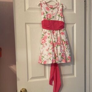 Maggie & Zoe Pink Floral Kids Dress